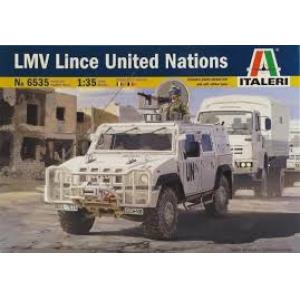 預先訂貨--ITALERI 6535 1/35 義大利.陸軍 依維柯/IVECO公司 LMV越野車系列'山貓/lince'輕型裝甲車/聯合國維和部隊式樣