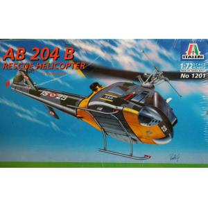 預先訂貨--ITALERI 1201 1/72 美國-德國.空軍 貝爾-奧古斯塔公司AB-204B/UH-1F'休伊'直升機