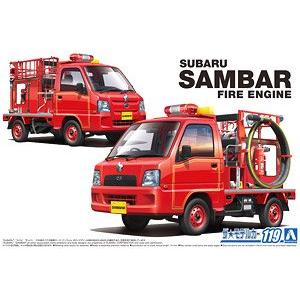 AOSHIMA 057940 1/24 速霸陸汽車 TT2'桑伯.大鹿/SAMBER'消防車/2合1式樣(可選擇2008或11年式樣)