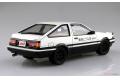 AOSHIMA 059609 1/24 頭文字D系列 #05 豐田汽車 AE86轎跑車/騰原拓海/第1卷式樣