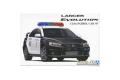 AOSHIMA 06281 1/24 三菱汽車 CZ-4A Lancer Evolution X警用巡邏車/2007年台北市警局式樣.限量生產