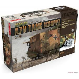 團購-MENG TS-017 1/35 German A7V Tank (Krupp) and Engine