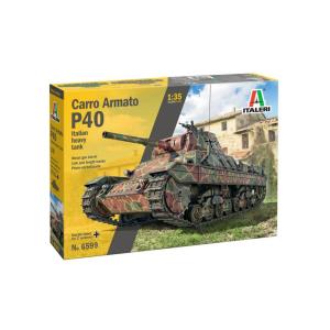 ITALERI 6599 1/35 二戰義大利 Carro Armato P40 重型坦克